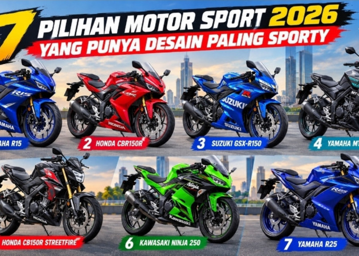 7 Pilihan Motor Sport 2026 yang Punya Desain Paling Sporty