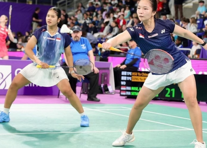 Rachel/Febi Tampil Solid, Tiket Semifinal Orleans Masters 2026 di Tangan!