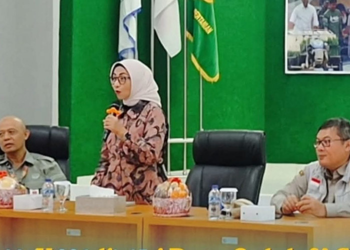 Kepala SMK PP Negeri Sembawa Dampingi Kepala Badan PPSDMP pada Rakor Data Oplah dan Cetak Sawah Rakyat