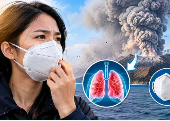 Abu Vulkanik Anak Krakatau Terhirup? Ini Cara Melindungi Paru-paru agar Tak Jadi Masalah Serius