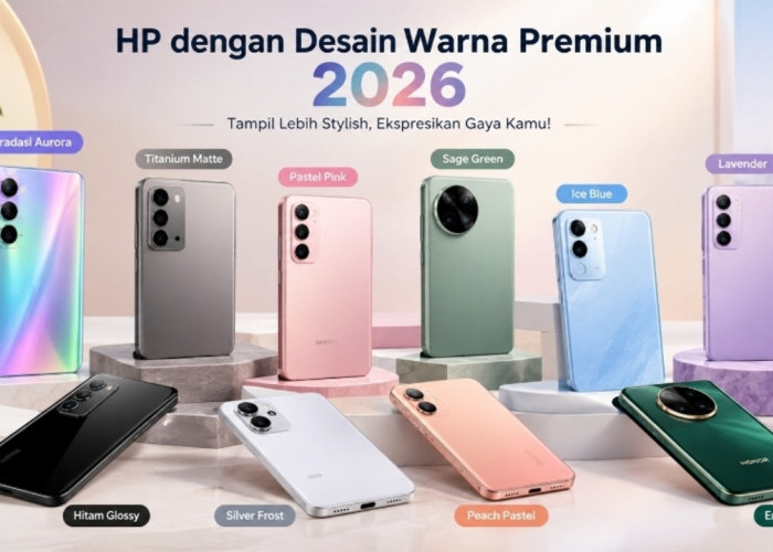 10 HP dengan Desain Warna Premium 2026, Titanium Matte hingga Forest Green