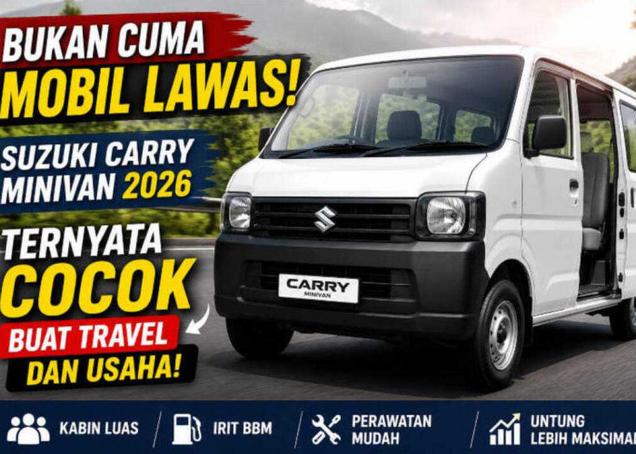 Jangan Remehkan! Suzuki Carry Minivan 2026 Ternyata Jadi Mesin Uang untuk Bisnis Travel