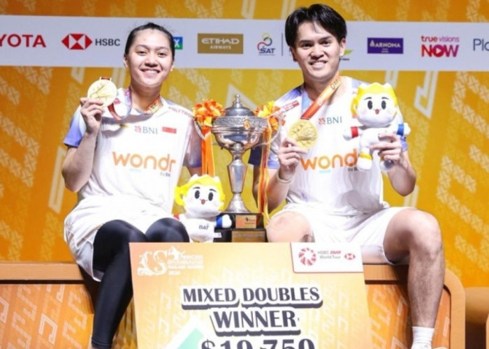 Gelar Super 300 Perdana Adnan/Indah: Alhamdulillah Kami Bisa Juara!