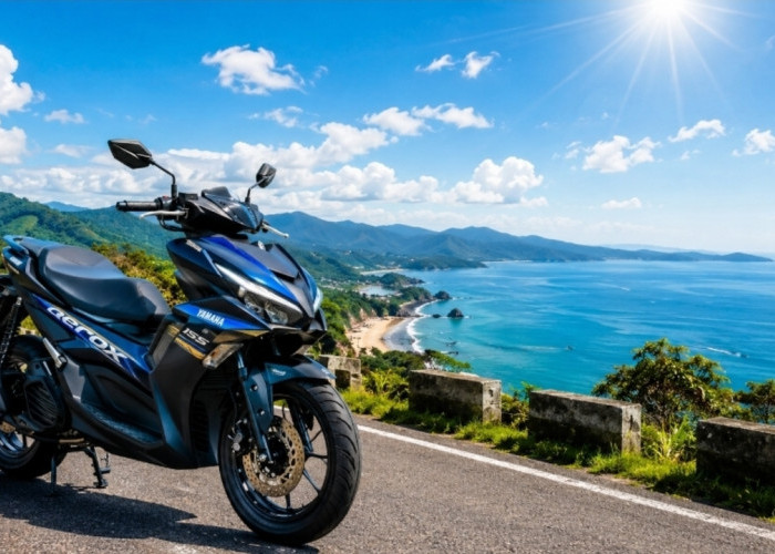 Yamaha Aerox 155 Makin Menggoda, Skutik Sporty dengan Performa Gahar dan Fitur Modern