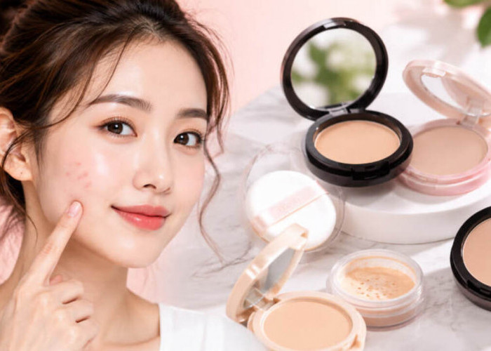 10 Bedak Non-Comedogenic Terbaik untuk Kulit Berjerawat, Bikin Wajah Mulus Tanpa Takut Jerawat Makin Parah!