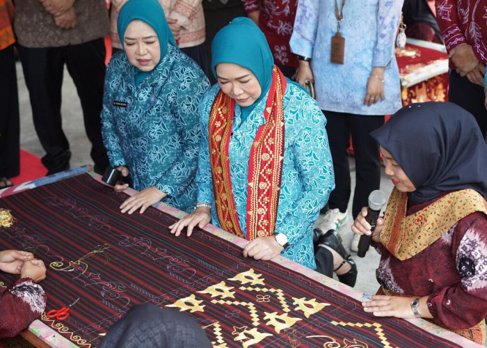 Feby Herman Deru Tinjau Program PKK di OKU Selatan, Dorong Pengembangan Jamur Tiram dan Kerajinan Lokal