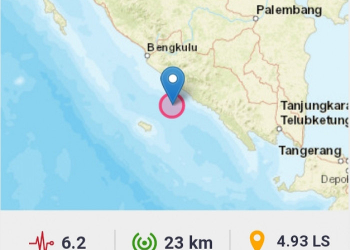 BREAKING NEWS: Bengkulu Diguncang Gempa 6.2 Magnitudo
