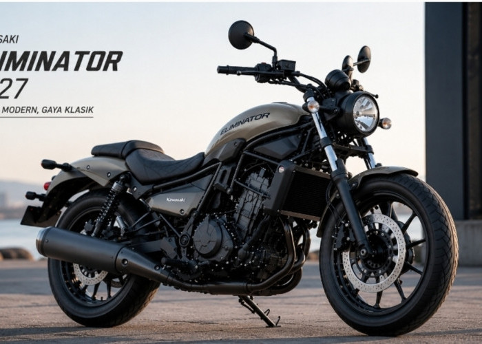Kawasaki Eliminator 2027 Semakin Stylish, Perpaduan Desain Klasik dan Fitur Kekinian