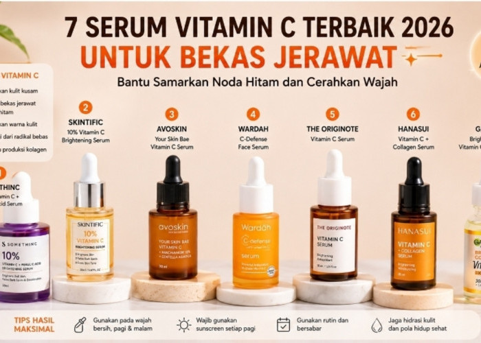 Bekas Jerawat Susah Hilang? Ini 7 Serum Vitamin C Terbaik 2026 yang Wajib Dicoba