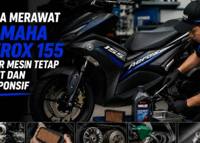Pemilik Aerox Wajib Tahu! Ini Rahasia Mesin Yamaha Aerox 155 Tetap Awet Bertahun-Tahun