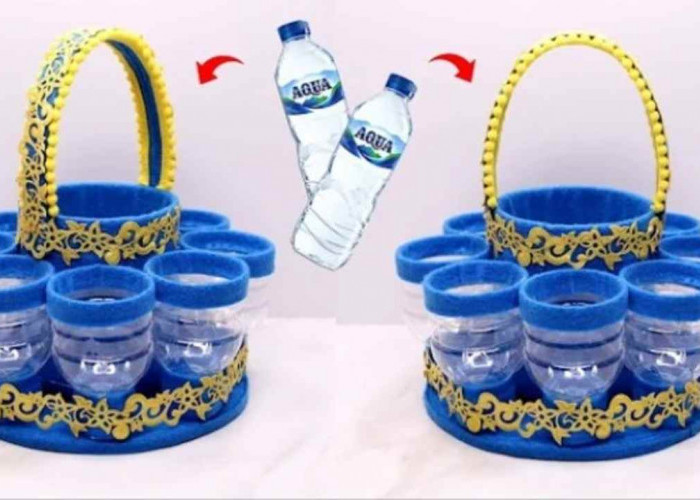 Kreativitas Tanpa Batas, Ciptakan Wadah Serbaguna Keren dari Botol Plastik Bekas Aqua!