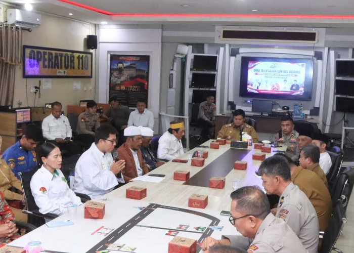 Hari Bhayangkara ke-80, Polres Banyuasin Teguhkan Kerukunan Umat Melalui Doa Bersama Lintas Agama