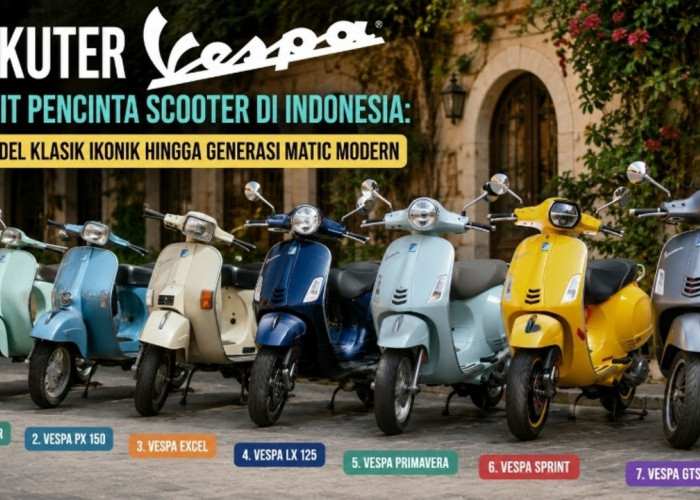 7 Vespa Paling Diburu Pecinta Scooter Indonesia, Mana yang Jadi Favoritmu?
