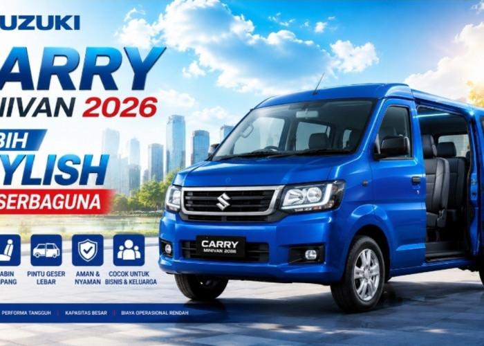 Transformasi Total Suzuki Carry Minivan 2026! Lebih Stylish, Serbaguna, dan Siap Temani Berbagai Aktivitas