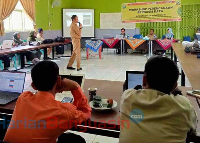 SMKN 1 Banyuasin III Gelar Workshop Perencanaan Berbasis Data