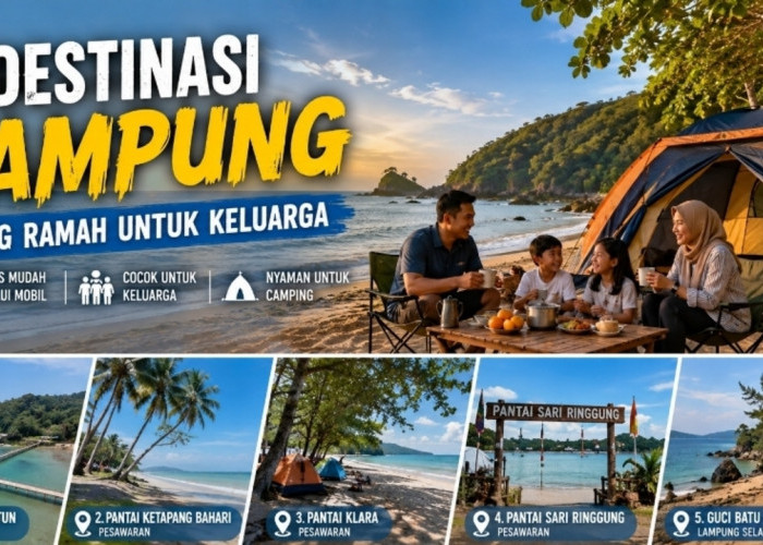 Mau Camping di Pantai? Ini 5 Destinasi Lampung yang Ramah untuk Keluarga