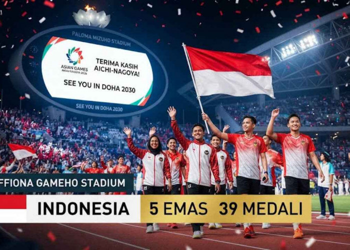 Asian Games 2026 Resmi Ditutup, Indonesia Bawa Pulang 5 Emas dan 39 Medali