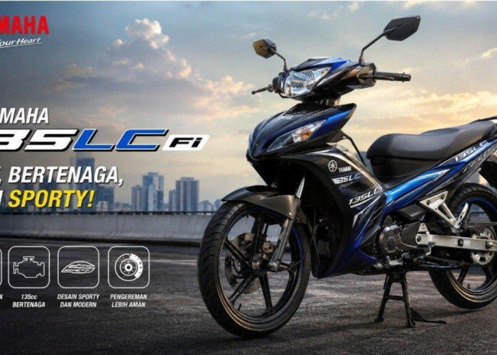 Yamaha 135LC Fi: Bebek Sporty dengan Mesin Bertenaga dan Teknologi Modern
