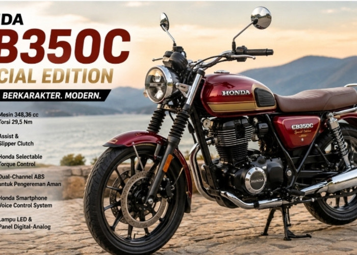 Honda CB350C Special Edition, Motor Klasik 350 Cc dengan Sentuhan Modern yang Makin Menarik