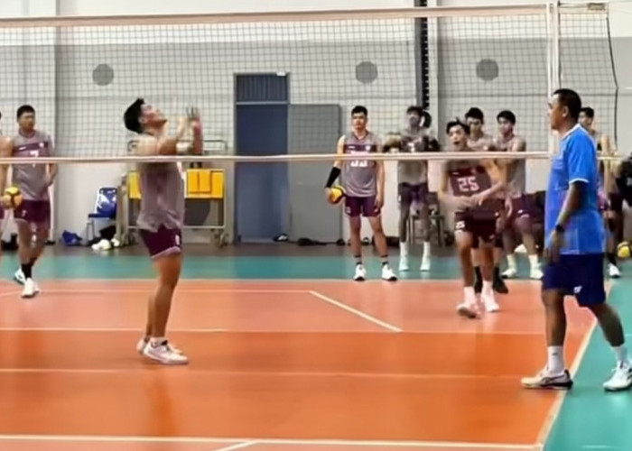 Latihan Makin Intens, Timnas Voli Putra Indonesia Bidik Medali Asian Games 2026