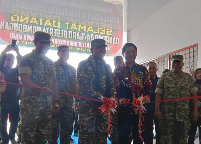 Danrem 044/GAPO dan Wabup Banyuasin Hadiri Peresmian Operasional 1.061 Koperasi Merah Putih