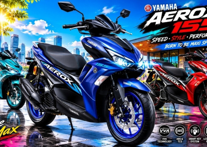 Sporty, Canggih, dan Irit, Ini Alasan Yamaha Aerox 155 Masih Jadi Favorit Pengendara