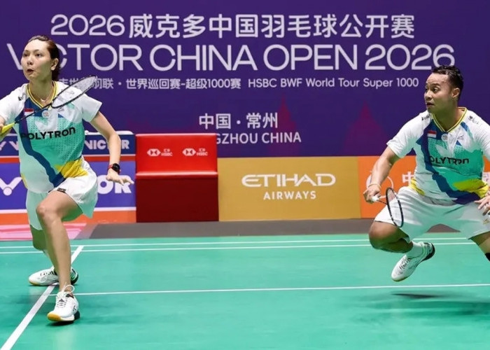Rehan/Gloria Terhenti di 16 Besar China Open 2026, Gagal Bendung Unggulan Ketiga