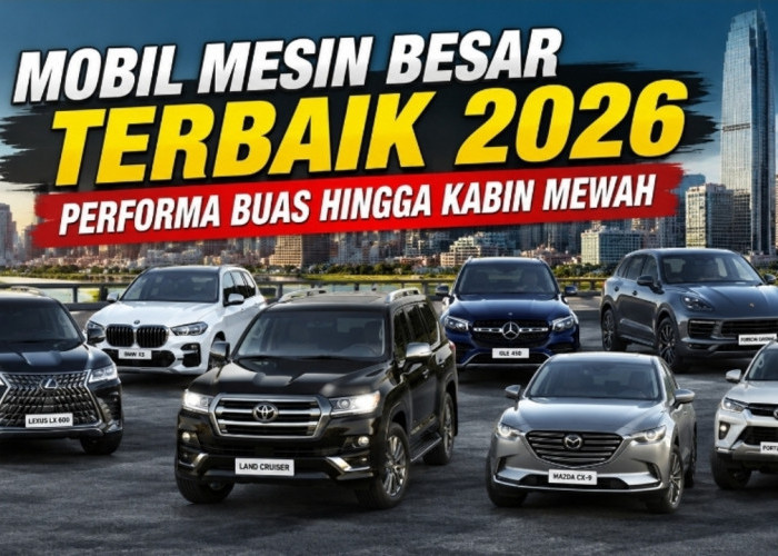 Daftar 7 Mobil Mesin Besar Terbaik 2026, Performa Buas hingga Kabin Mewah