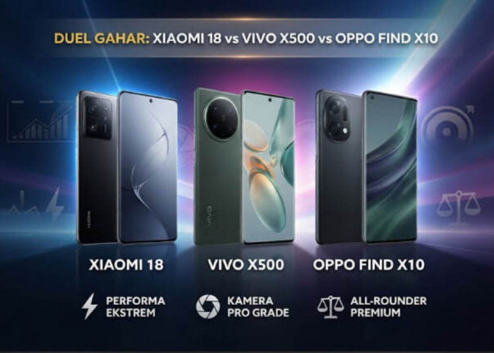 Xiaomi 18 vs vivo X500 vs OPPO Find X10, Siapa Paling Gahar? Ini Duel Flagship yang Bikin Penasaran!