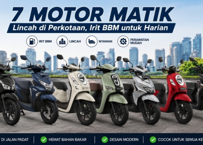 Rekomendasi Motor Matik Irit BBM 2026, Cocok Dipakai Kerja, Kuliah, hingga Antar Jemput