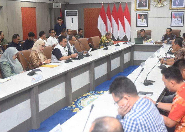 Sekda Sumsel Koordinasikan Percepatan Pembangunan Empat Flyover di Muara Enim