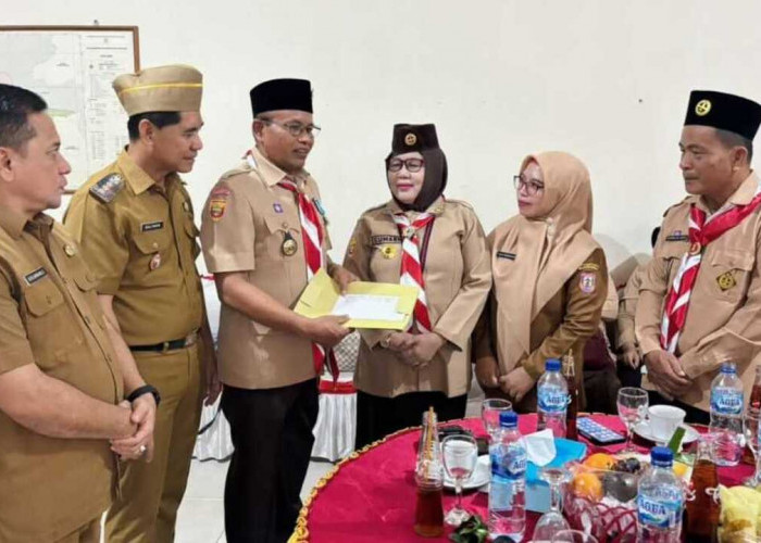 Talang Kelapa Beri Semangat Kontingen Jambore Daerah IX, PGRI Salurkan Dukungan untuk Generasi Muda