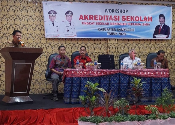 Disdikbud Banyuasin Gelar Workshop Akreditasi Jenjang SMP