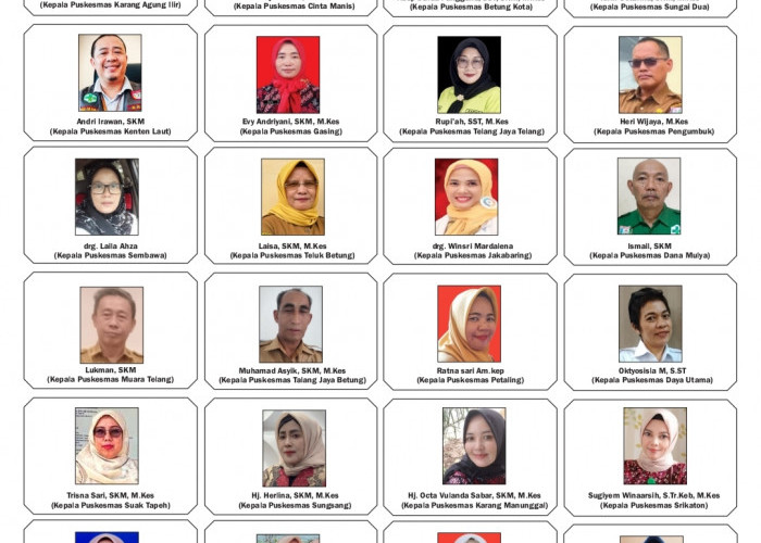 Dinas Kesehatan Kabupaten Banyuasin dan Forum Puskesmas Se-Kabupaten Banyuasin Ucapkan Selamat Ulang Tahun