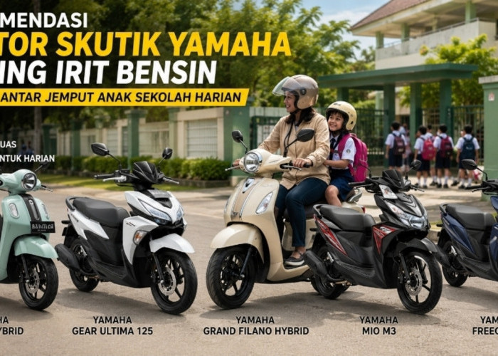 Cari Skutik Yamaha Irit Bensin? Ini 5 Pilihan Terbaik untuk Orang Tua yang Antar Jemput Anak Sekolah