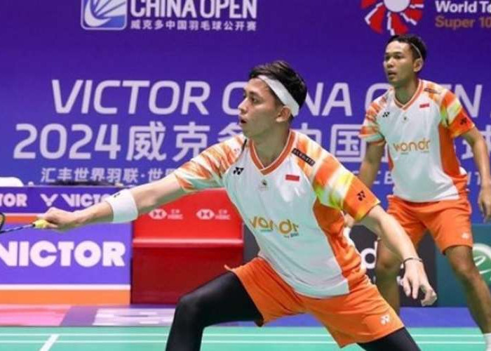 Fajar/Rian Melaju Mulus ke 16 Besar China Open 2024 Setelah Tundukkan Wakil Korea