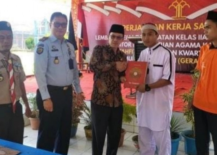 Lapas Kelas IIA Banyuasin Gandeng Instansi Ini, Fokus Program Tahfiz Quran