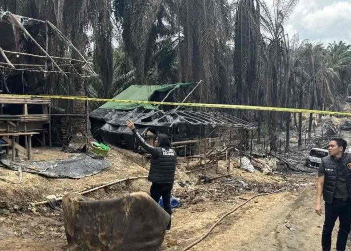11 Sumur Minyak Ilegal di Muba Meledak dan Terbakar, 8 Mobil Hangus, Polisi Buru 4 Pemilik