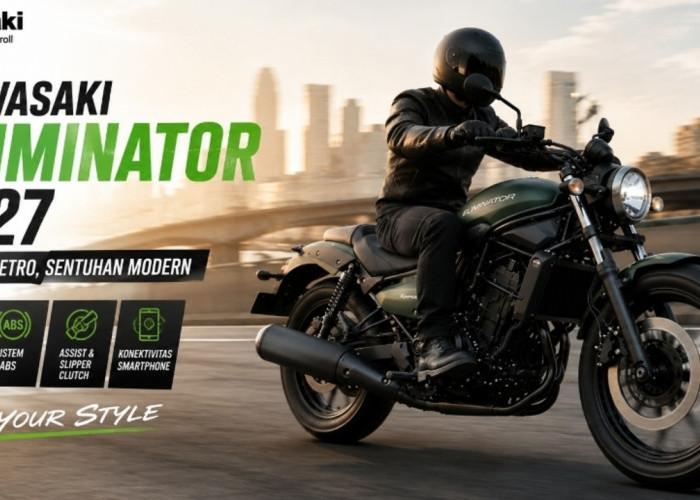 Tampil Beda dan Berkelas, Kawasaki Eliminator 2027 Hadir dengan Pesona Cruiser Modern