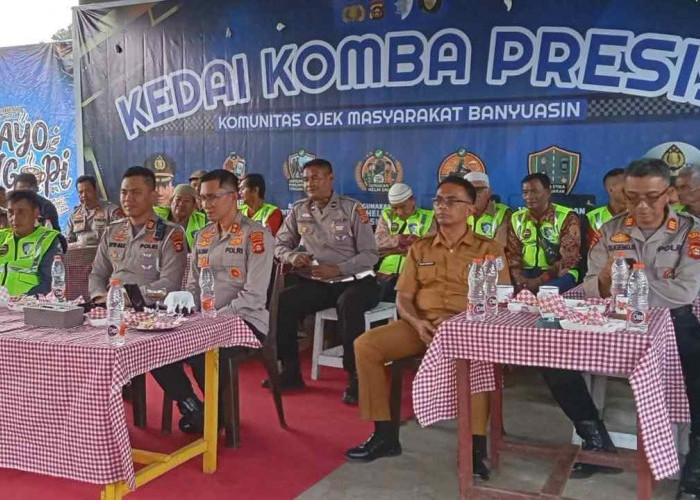 Lurah Kedondong Raye Hadiri Launching Kedai KOMBA Presisi, Dorong Sinergi Jaga Kamtibmas