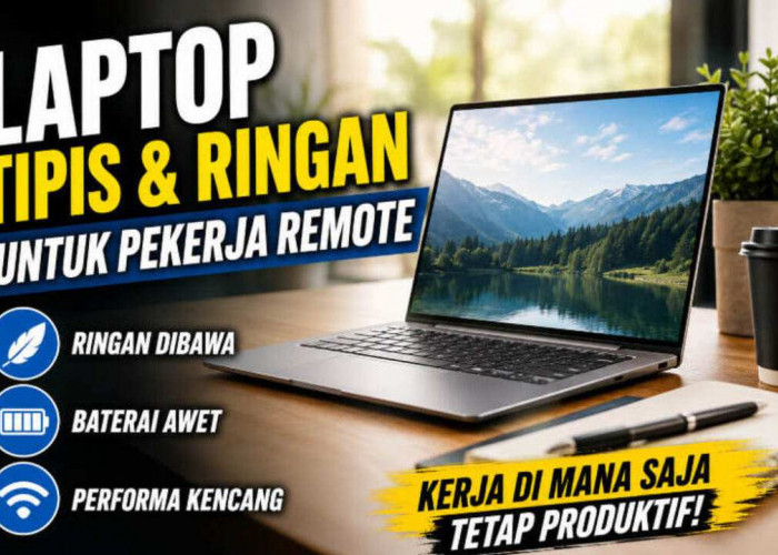 Laptop Terbaik untuk Freelancer dan Pekerja Remote, Ringan Dibawa Seharian