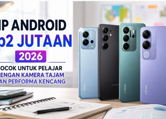 Rekomendasi 7 HP Android Rp2 Jutaan 2026, Cocok untuk Pelajar dengan Kamera Tajam dan Performa Kencang