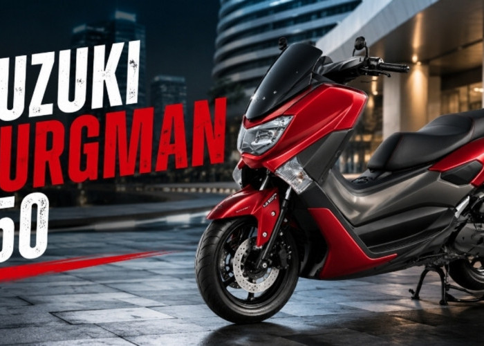 Intip Spesifikasi Suzuki Burgman 150, Motor Maxi Premium yang Nyaman untuk Touring dan Harian