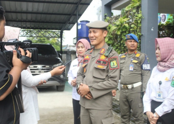 Randis tak Pasang Stiker Ini, Satpol PP Muba Sambangi Kantor Dinas