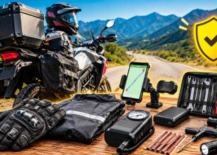 10 Aksesori Touring Motor yang Wajib Dimiliki! Nomor 7 Sering Dianggap Sepele