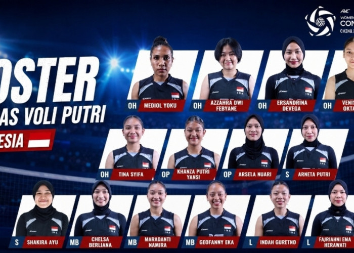 AVC Women's Volleyball Continental 2026: Timnas Voli Putri Indonesia Cetak Sejarah, Tumbangkan Kazakhstan 3-0