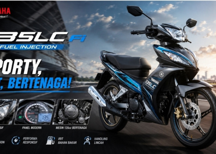 Yamaha 135LC Fi Hadir dengan Desain Sporty dan Teknologi Fuel Injection