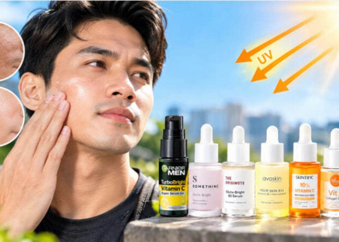 Sering Terpapar Matahari Bikin Wajah Pria Kusam? Ini 7 Serum yang Bisa Jadi Pilihan!v
