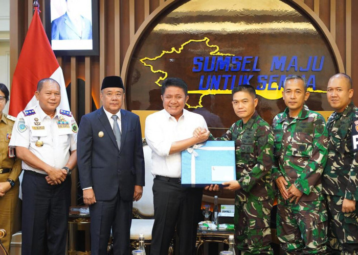 Herman Deru Apresiasi Sinergi Lanud SMH dalam Penanganan Karhutla, Terima Pamit Danlanud Palembang