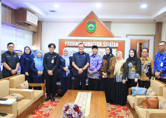 Sekda Sumsel Terima Silaturahmi Wakil Rektor III Universitas Tridinanti, Bahas Penguatan Kerja Sama Pengembang